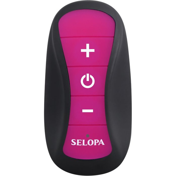 Розовый вибромассажёр простаты с пультом ДУ Hooking Up - 9,5 см. Фотография 4.