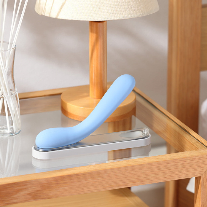 Голубой вибратор Iroha Mai Ruri - 17,4 см - IROHA Vibrators. Фотография 10.