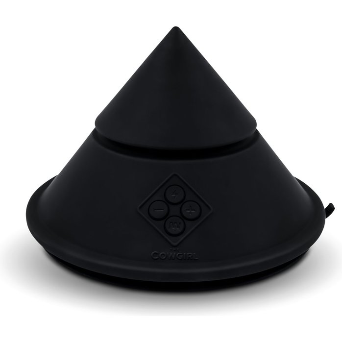 Конусный вибромассажер Cowgirl Cone с 2 насадками. Фотография 3.