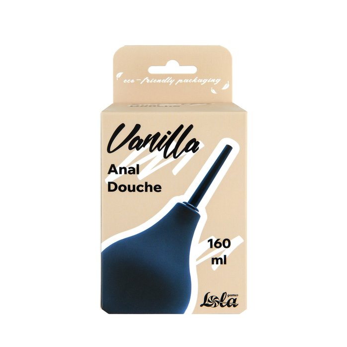 Черный анальный душ Anal Douche M - Vanilla. Фотография 2.