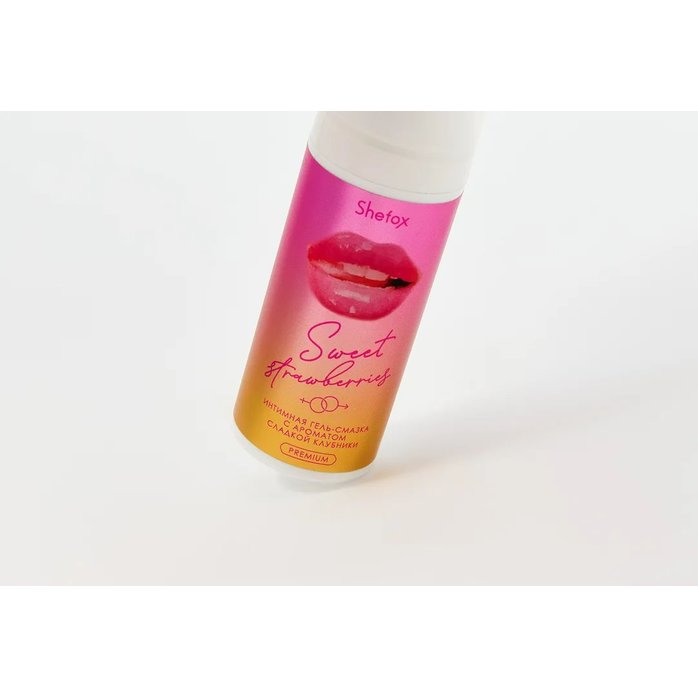 Интимная гель-смазка Shefox Premium «Сладкая клубника» - 50 мл. Фотография 10.