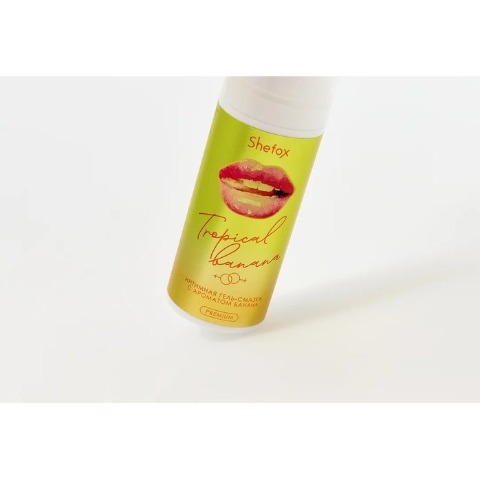 Интимная гель-смазка Shefox Premium «Тропический банан» - 50 мл. Фотография 8.