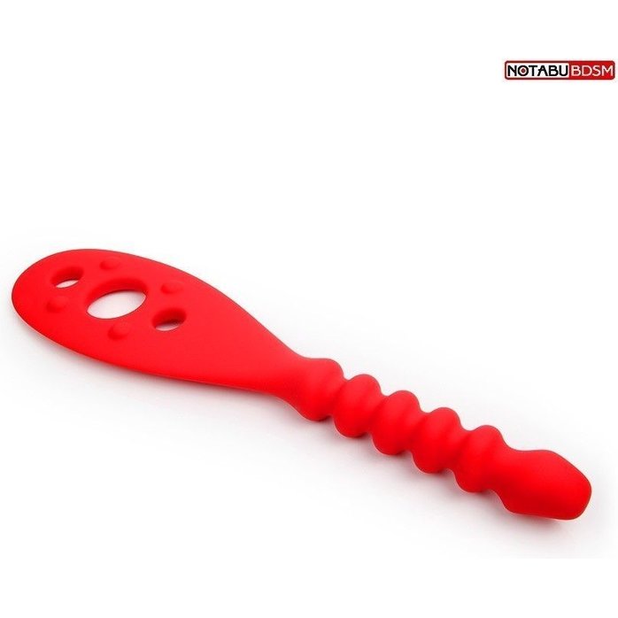 Красная силиконовая шлепалка - 30 см. Фотография 5.