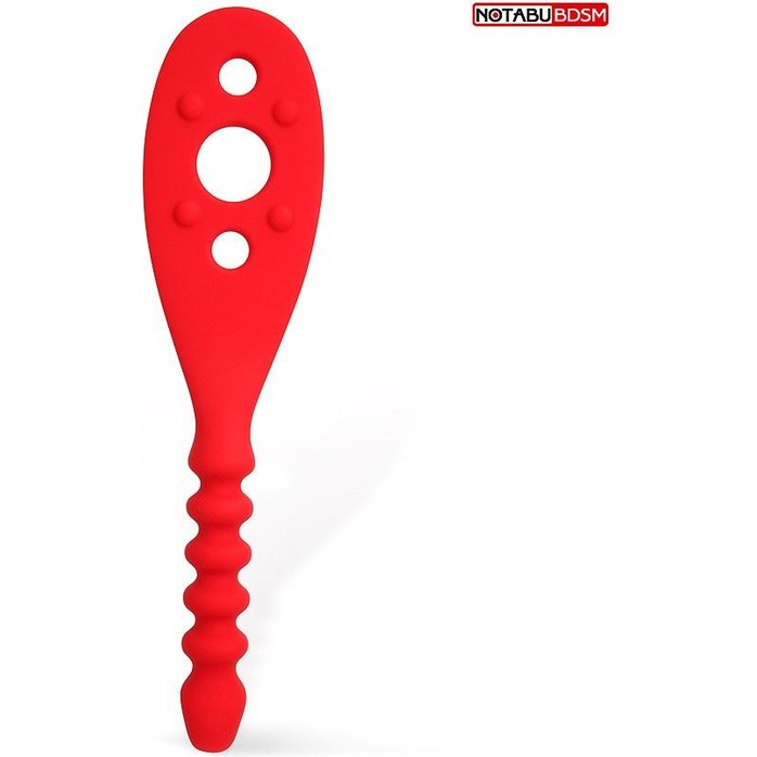 Красная силиконовая шлепалка - 30 см