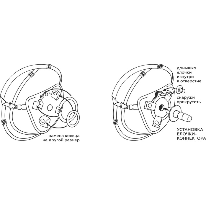 Синий универсальный пояс с 2 видами фиксации. Фотография 6.