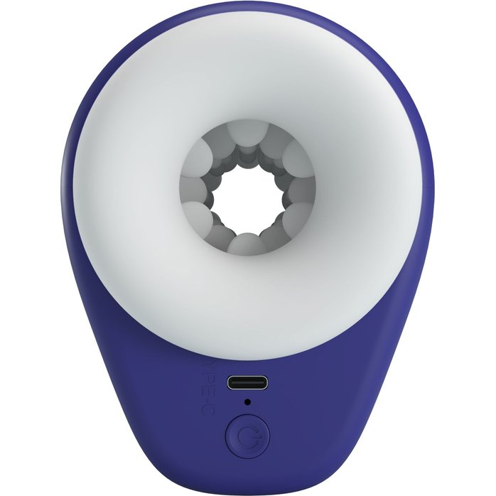 Синий автоматический вибромастурбатор Dj Lady - Pretty Love. Фотография 4.