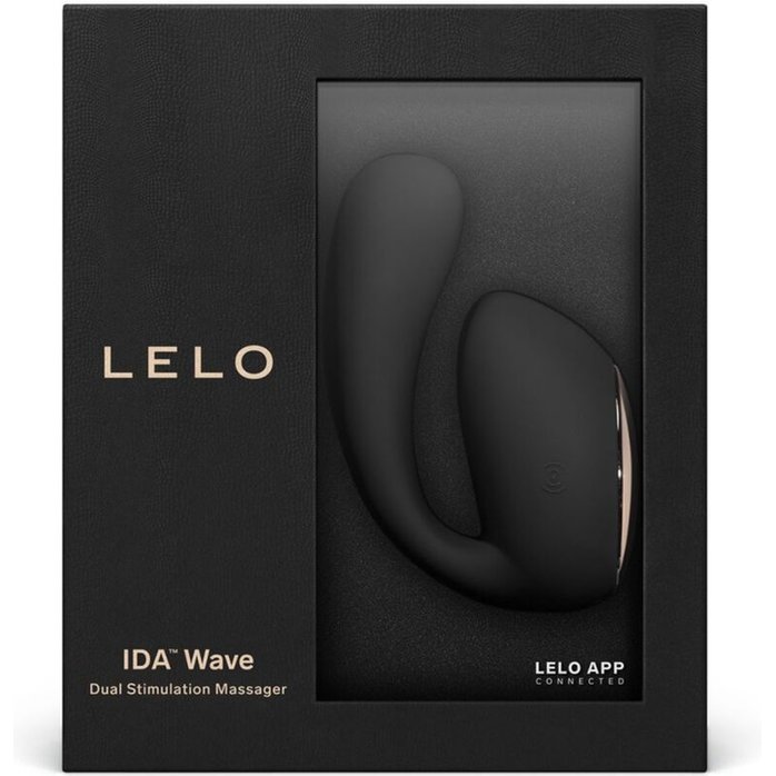 Черный вибратор с управлением через приложение Lelo Ida Wave. Фотография 2.