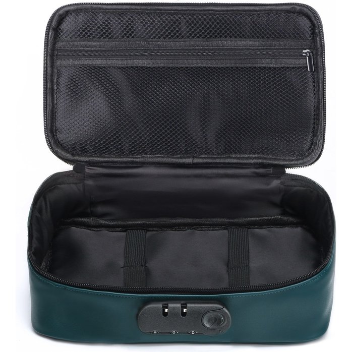 Зеленая сумочка для хранения игрушек Discreet Box. Фотография 2.