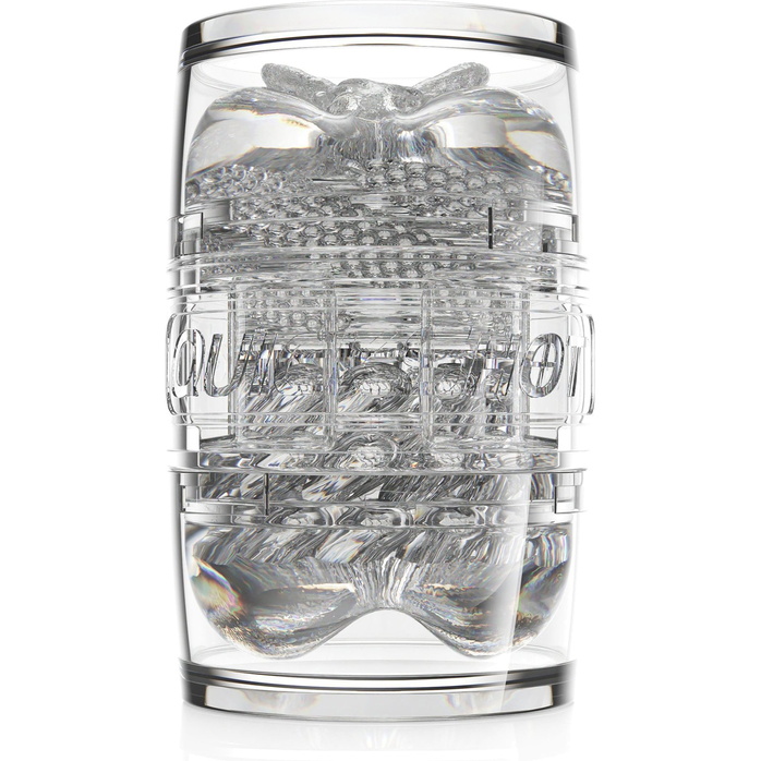 Прозрачный двусторонний мастурбатор Fleshlight Quickshot Mia Malkova. Фотография 4.