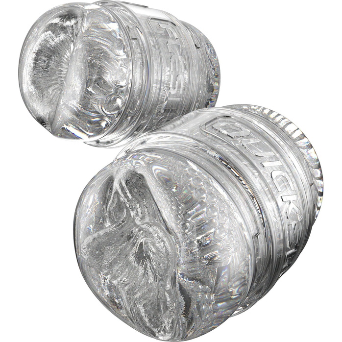 Прозрачный двусторонний мастурбатор Fleshlight Quickshot Mia Malkova. Фотография 6.