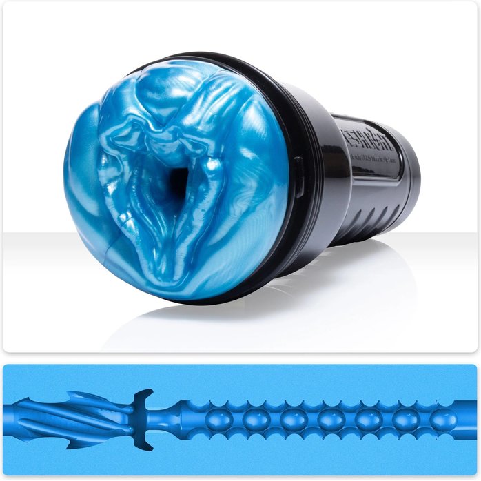 Мастурбатор-вагина Fleshlight Freaks Alien Blue Metallic