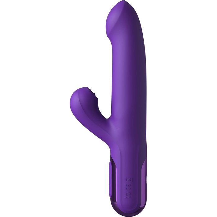 Фиолетовый вибратор-кролик Super Sonix Thruster - 22 см - Fantasy For Her. Фотография 4.