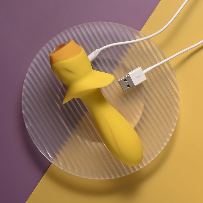 Желтая анальная вибропробка Mellow Yellow - 13,5 см. Фотография 11.