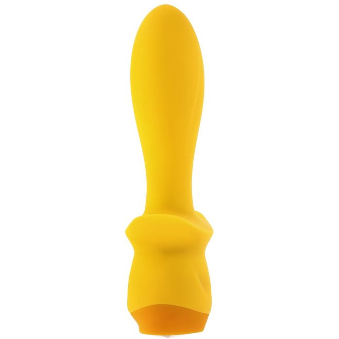 Желтая анальная вибропробка Mellow Yellow - 13,5 см. Фотография 4.