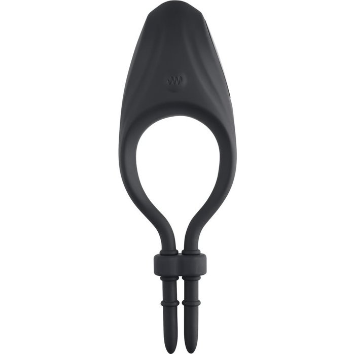 Черное эрекционное вибролассо Perfect Fit. Фотография 2.