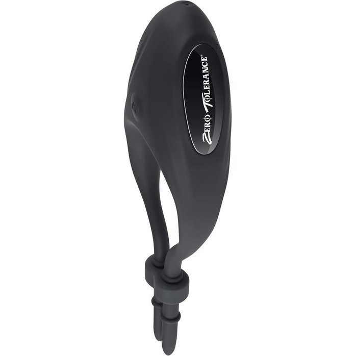 Черное эрекционное вибролассо Perfect Fit. Фотография 3.