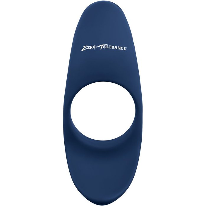 Синее эрекционное виброкольцо Cup ’Em. Фотография 2.