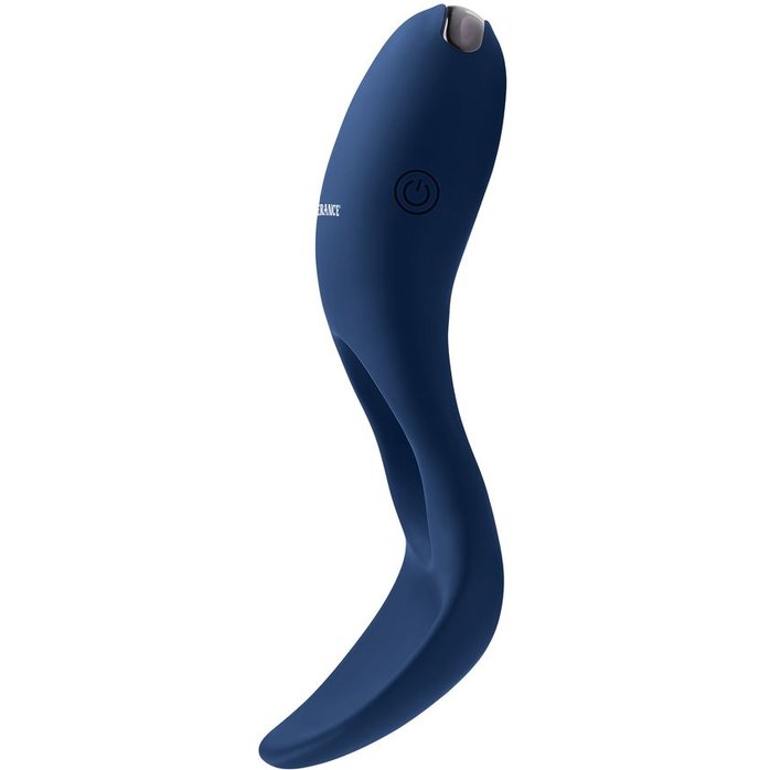 Синее эрекционное виброкольцо Cup ’Em. Фотография 4.