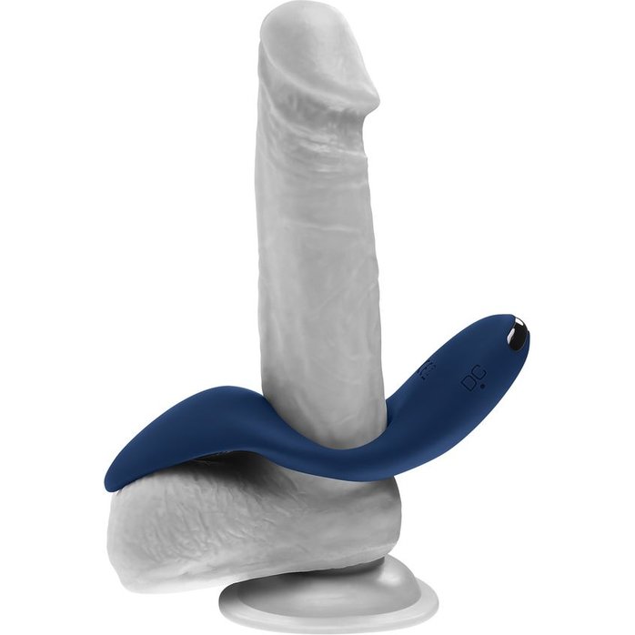 Синее эрекционное виброкольцо Cup ’Em. Фотография 5.