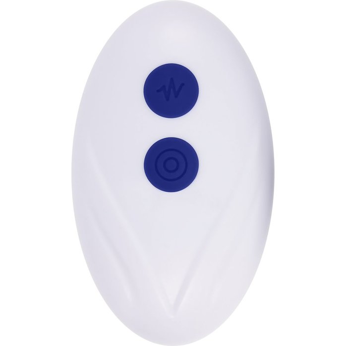 Синее эрекционное виброкольцо с клиторальной подушечкой и пультом ДУ Adjustable Fun Ring. Фотография 2.