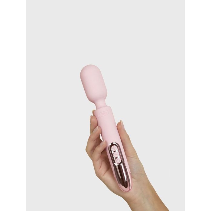 Розовый интерактивный вибратор ProWand Vibrator. Фотография 4.