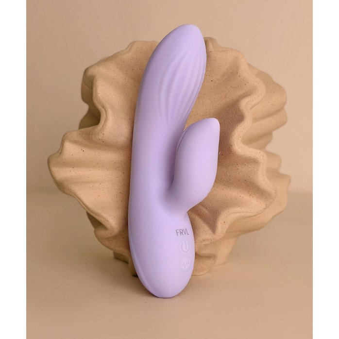 Сиреневый вибратор-кролик Hippo - 17 см - Sensora. Фотография 4.