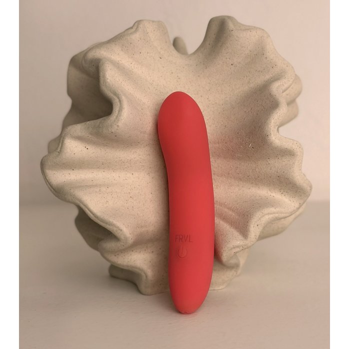 Коралловый мини-вибратор Atom - 11,5 см - Sensora. Фотография 3.