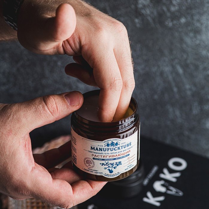 Растягивающий интимный гель-крем для фистинга с коллагеном - 200 мл. Фотография 6.
