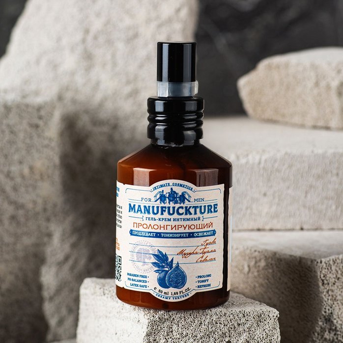 Интимный гель-крем для мужчин с пролонгирующим действием - 50 мл. Фотография 5.