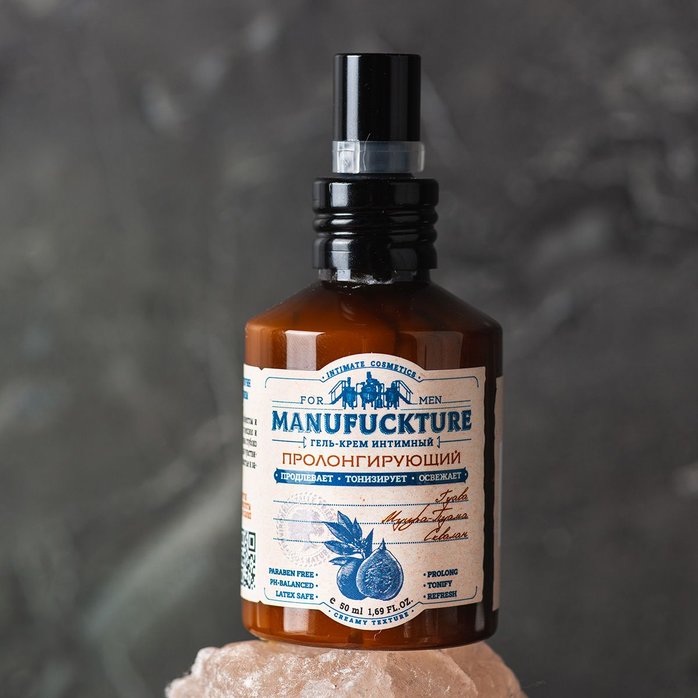 Интимный гель-крем для мужчин с пролонгирующим действием - 50 мл. Фотография 6.