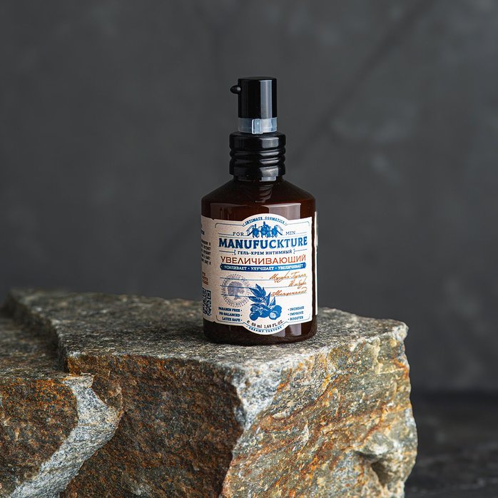 Интимный гель-крем для мужчин с увеличивающим эффектом - 50 мл. Фотография 4.
