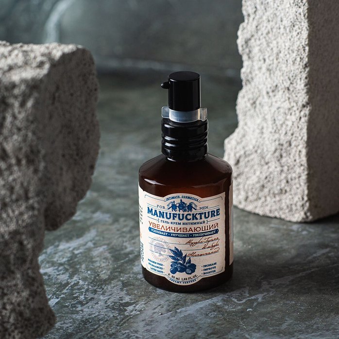 Интимный гель-крем для мужчин с увеличивающим эффектом - 50 мл. Фотография 6.