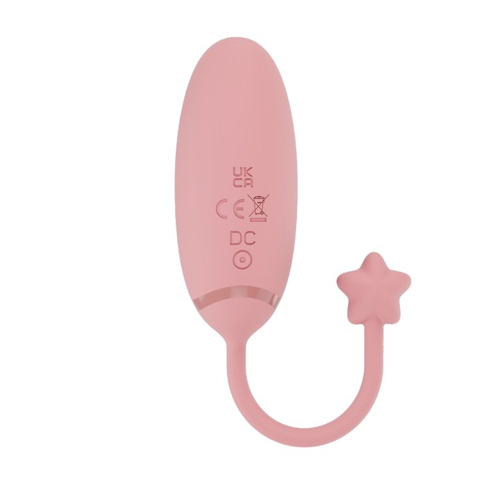 Нежно-розовое виброяйцо с управлением через приложение Diana - Love Story. Фотография 2.