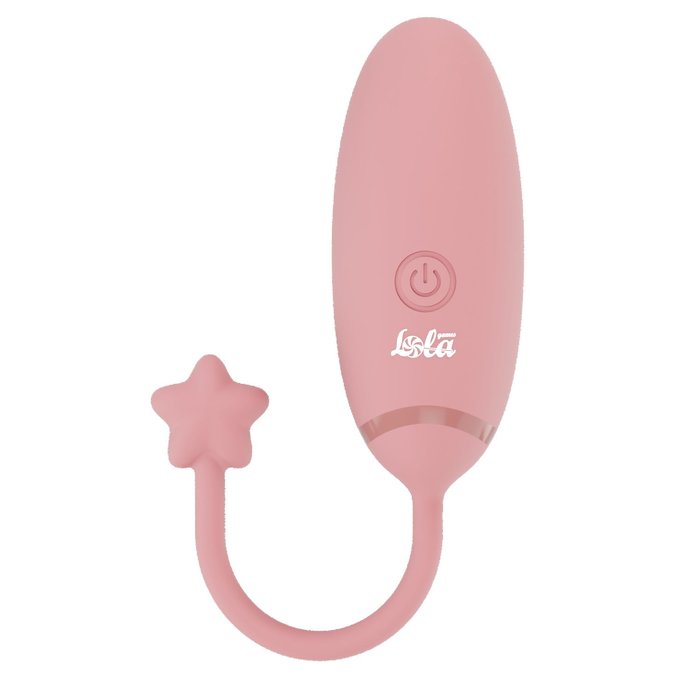 Нежно-розовое виброяйцо с управлением через приложение Diana - Love Story