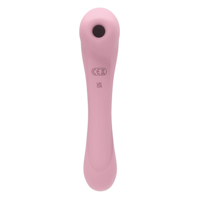 Нежно-розовый двусторонний стимулятор Daisy Massager - 20,2 см - Femintimate. Фотография 3.