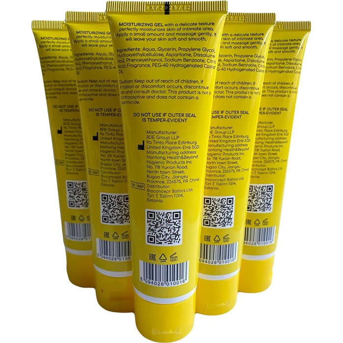 Набор из 5 анальных лубрикантов на водной основе Egzo Hey (по 100 мл.). Фотография 2.