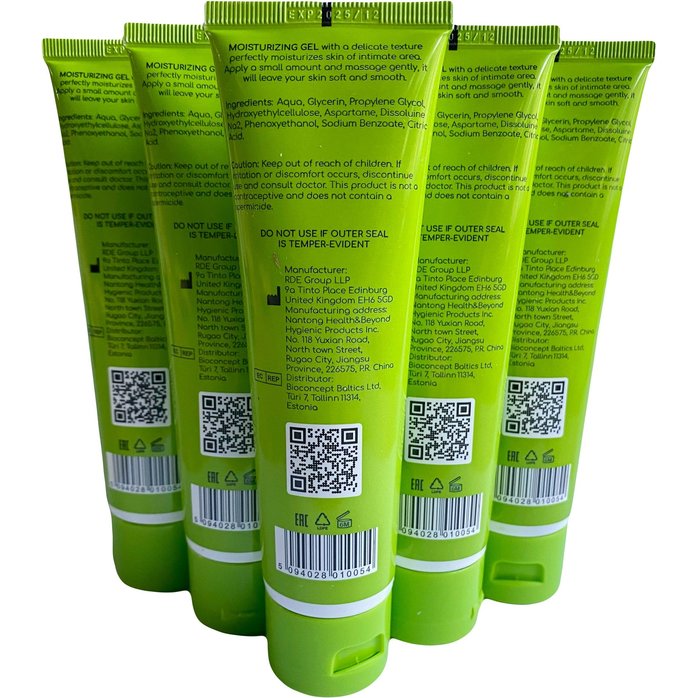 Набор из 5 универсальных лубрикантов на водной основе Egzo Wow (по 100 мл.). Фотография 2.