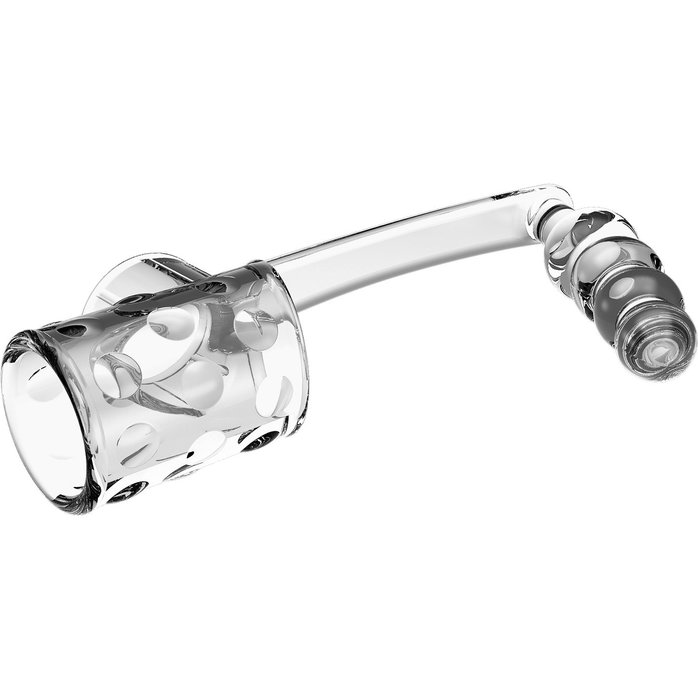 Прозрачная насадка на пенис и мошонку с анальным стимулятором Rilley - Pretty Love. Фотография 5.