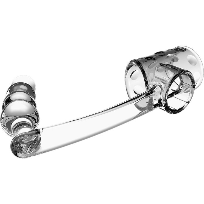 Прозрачная насадка на пенис и мошонку с анальным стимулятором Rilley - Pretty Love. Фотография 6.