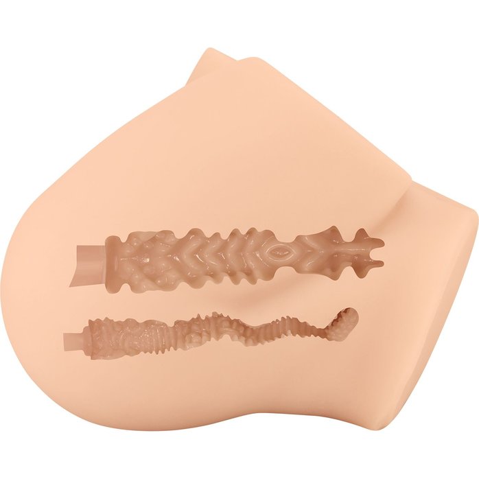 Телесный мастурбатор-полуторс Rolonda - Crazy Bull. Фотография 9.