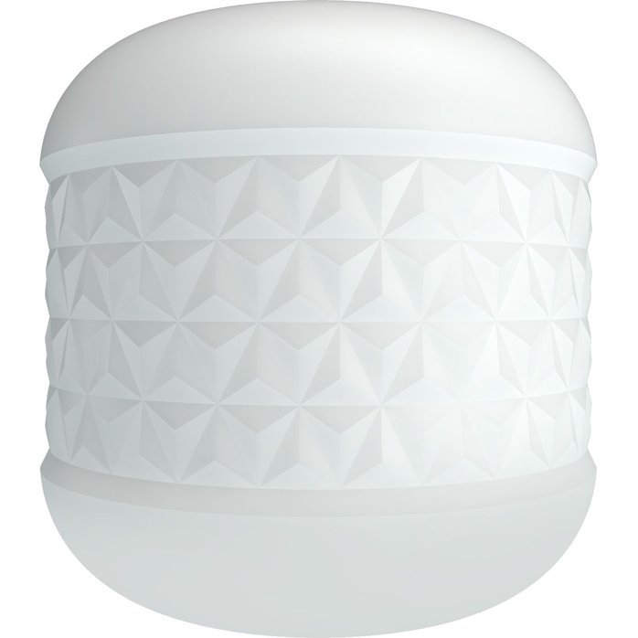 Белый сквозной мастурбатор Crystle. Фотография 4.