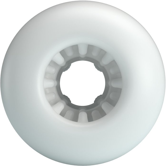 Белый сквозной мастурбатор Crystle. Фотография 5.