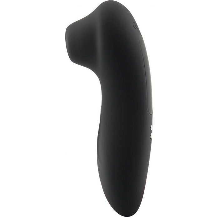 Черный вакуумный стимулятор клитора Curvy. Фотография 4.