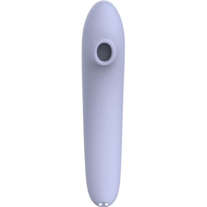 Сиреневый вакуумный стимулятор клитора Premium. Фотография 3.