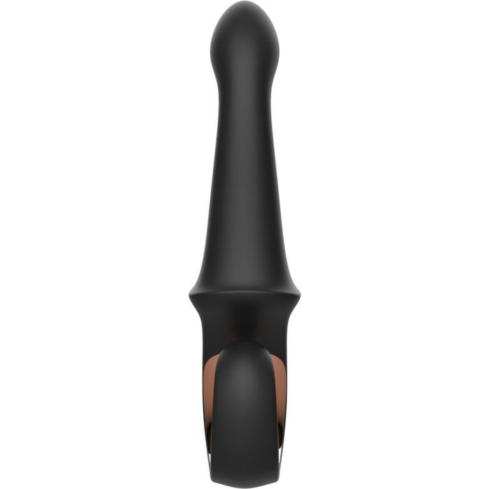 Черный вибратор-кролик Mystery - 22,5 см. Фотография 4.