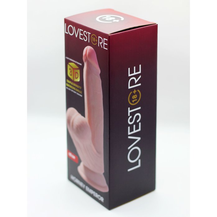 Телесный реалистичный фаллоимитатор Horney Emperor - 19,5 см. Фотография 6.