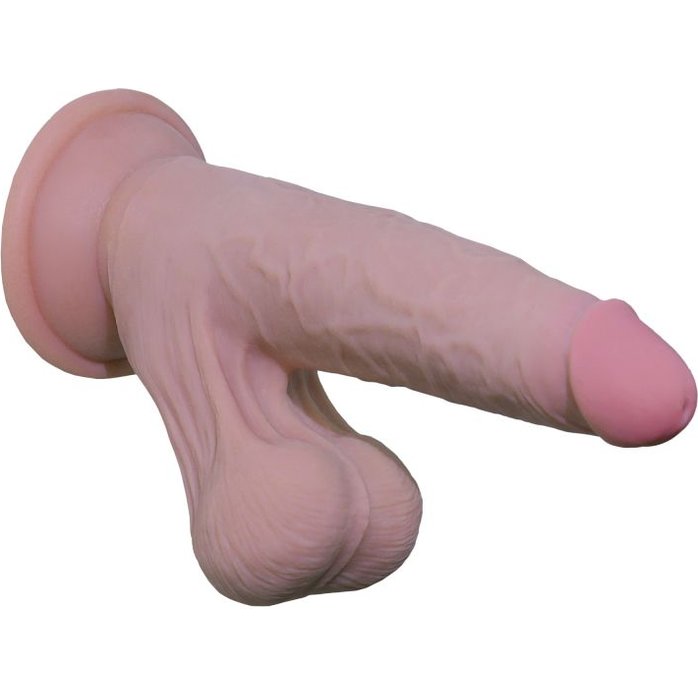Телесный реалистичный фаллоимитатор Horney Prince - 18,5 см. Фотография 3.
