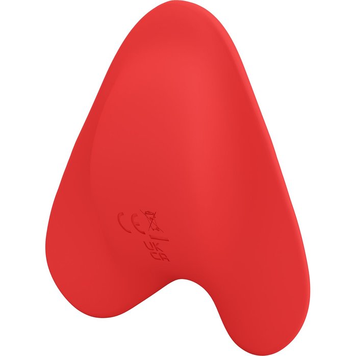 Красный вибратор на палец Carnation - Pretty Love. Фотография 5.