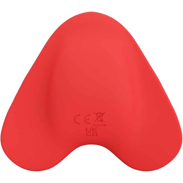 Красный вибратор на палец Carnation - Pretty Love. Фотография 6.