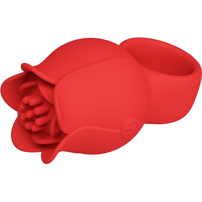 Красный мини-вибратор на палец Jae - Pretty Love. Фотография 7.